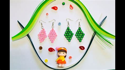 D I Y Quilling Paper Earring Ep