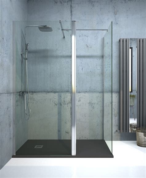 Aspect 1000mm Wetroom Panel Chrome Sonas Bathrooms