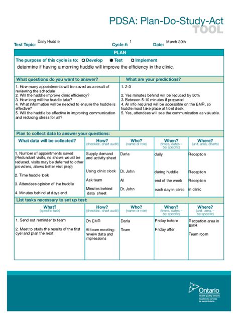 Fillable Online Qi Pdsa Tool Ac En Fillable Form 7 Fax Email Print