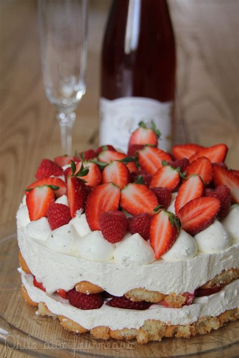 Philo Aux Fourneaux Gâteau Nuage Fraises And Framboises