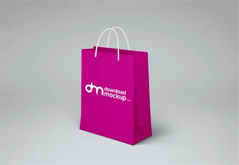 Shopping Paper Bag Design Mockup Free Psd Download Mockup