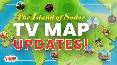 The Island Of Sodor Map May 2021 Updates Great Waterton The Wharf