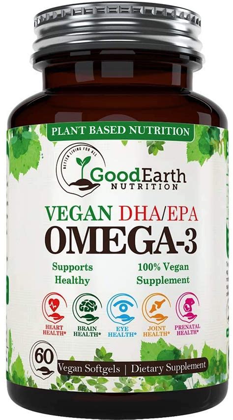 Vegan Omega 3 DHA-EPA - GoodEarth Nutrition