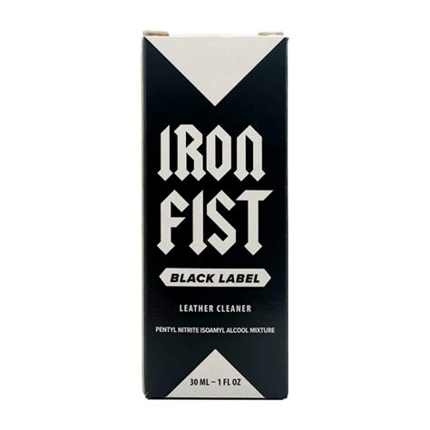 Poppers Iron Fist Black Label Ml Livraison Gratuite