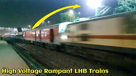 High Voltage Rampant Lhb Trains In Fury Vande Bharat Shatabdi