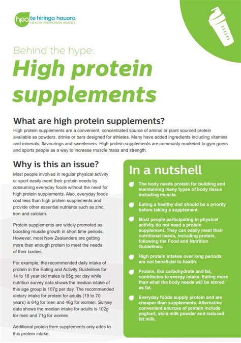 Behind The Hype High Protein Supplements Npa129 Healthed