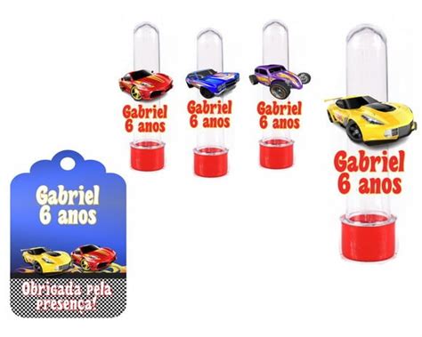 Kit Pcas Festa Lembrancinha Tema Hot Weells Elo