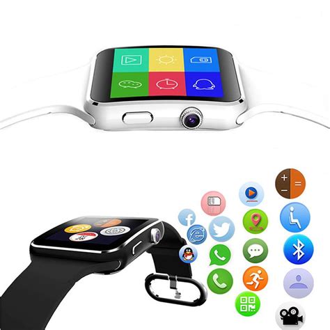 Buy Sex Bluetooth Smart X6 Smartwatch Sport Watch For Apple Iphone Android Phone With Camera Fm