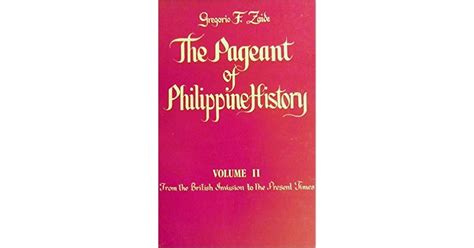 The Pageant Of Philippine History Vol Ii By Gregorio F Zaide