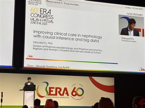 Era European Renal Association On Twitter Last Era Day Eduard