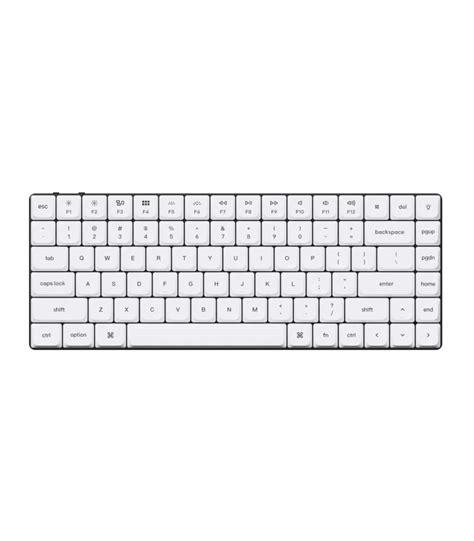 Keychron Pbt Low Profile Keycap Set White