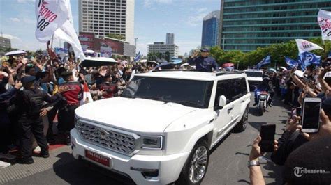 Fakta Unik Mobil Maung Garuda Yang Ditumpangi Prabowo Usai Pelantikan