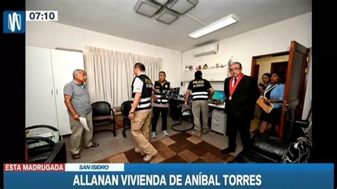 Aníbal Torres Imágenes De La Intervención A La Casa En San Isidro Del