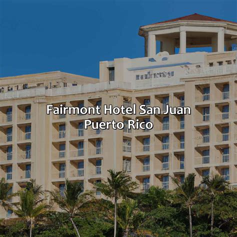 Fairmont Hotel San Juan Puerto Rico - Krug