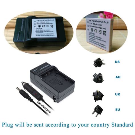 NP 40 NP40 Battery Charger For Fuji Fujifilm Finepix V10 V10 Z1 Z2