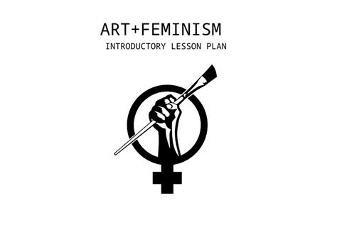 Pptx Art Feminism Introductory Lesson Plan Introduction The Gender Gap Anatomy Of A