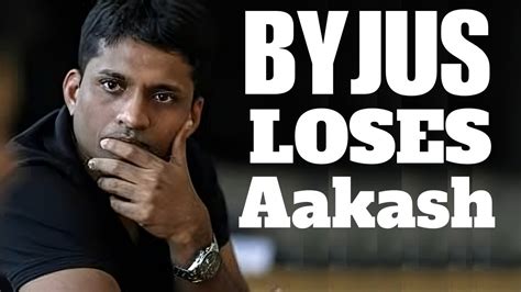 Byjus Loses Control Of Aakash Youtube