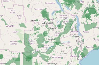 WDPA Latest Map for SADC Region BIOPAMA