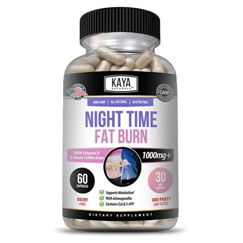 Kaya Naturals Night Time Fat Burn Sleep And Weight Loss Support