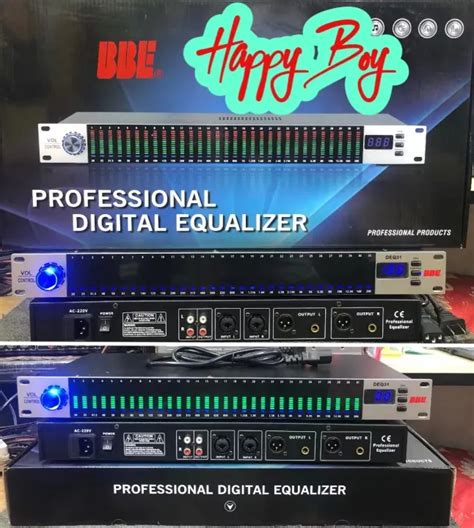 bbe professional  band digital graphic equalizer deq