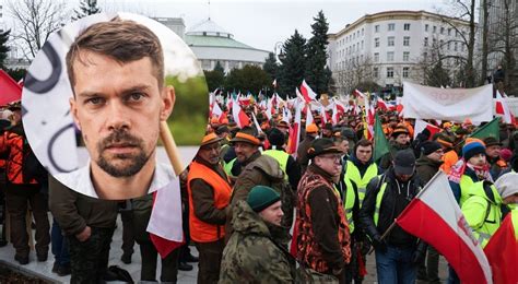 Protest rolników Kołodziejczak chce embarga na żywność z Rosji i