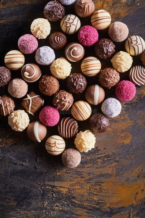 Gourmet Chocolates Stock Image Image Of Filled Holiday 36029923