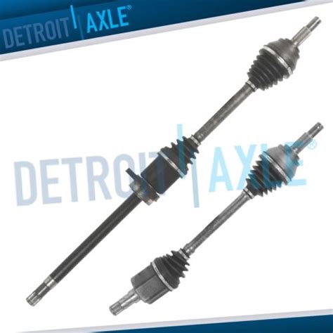 Front Left Right CV Axle Shafts Assembly For 2004 2005 2006 Nissan