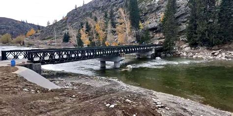 reliable temporary bailey bridge steel bridge  galvanized surface