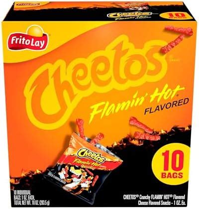 Amazon Cheetos Crunchy Flaming Hot 1 Oz 10 Pack