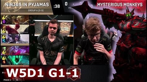 Ninjas In Pyjamas Vs Mysterious Monkeys Game S Eu Lcs Summer