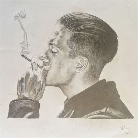 Jasmine King on Instagram: “G-Eazy #art #sketch #drawing #realism # ...