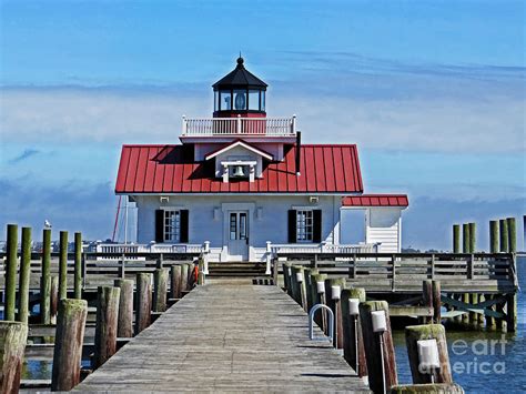 roanoke marshes lighthouse photograph  dawn gari fine art america