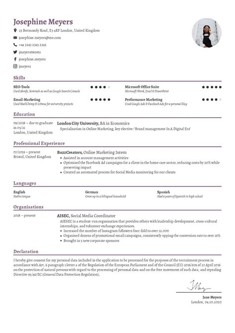 Resume Templates Flowcv