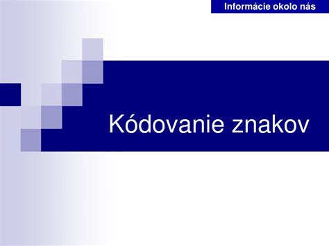 PPT Kódovanie znakov PowerPoint Presentation free download ID 5175296