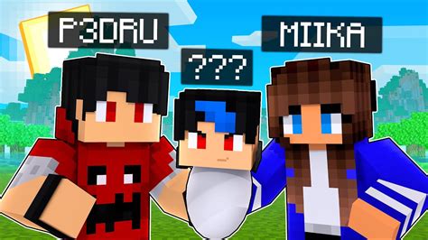 P3DRU e MIIKA tiveram um BEBÊ DO MAL no Minecraft YouTube