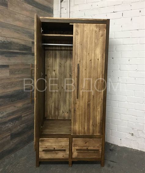 Шкаф лофт из сосны и металла в интернет-магазине Ярмарка Мастеров по ...