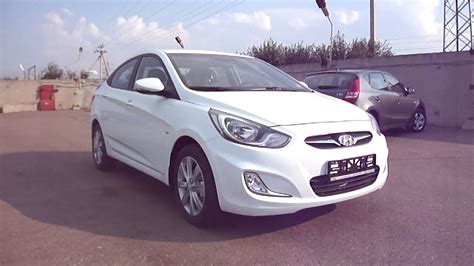 2011 Хендай Соларис. Обзор (интерьер, экстерьер). - YouTube