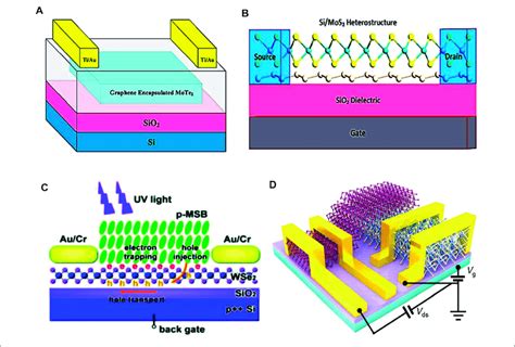 Schematic Of A MoTe 2 Graphene Based Photodetector Kharadi Et