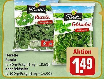 Florette Rucola Oder Feldsalat Angebot Bei Rewe Prospekte De