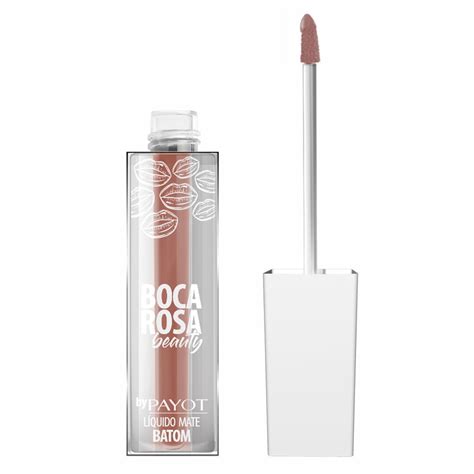 Payot Boca Rosa Batom L Quido Matte Nude G Shopee Brasil
