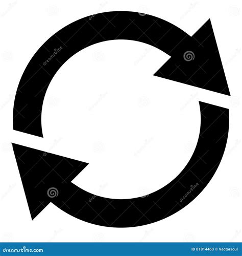 Circular Arrow Circle Arrow Icon Rotation Restart Twist Turn