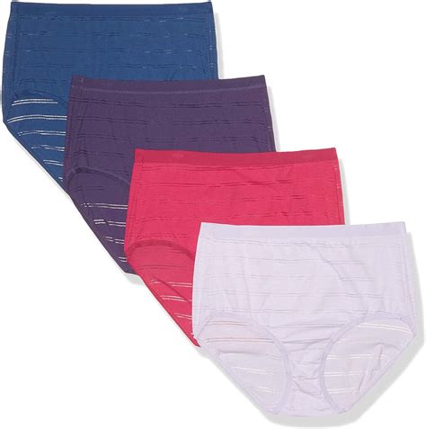 40cff4 Hanes Womens Ultimate Comfort Flex Fit Brief 4 Pack