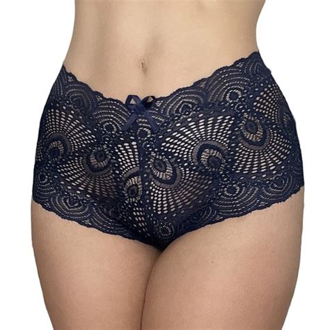 Calcinha Calesson Renda Shortinho Lingerie Conforto Sexy Shopee