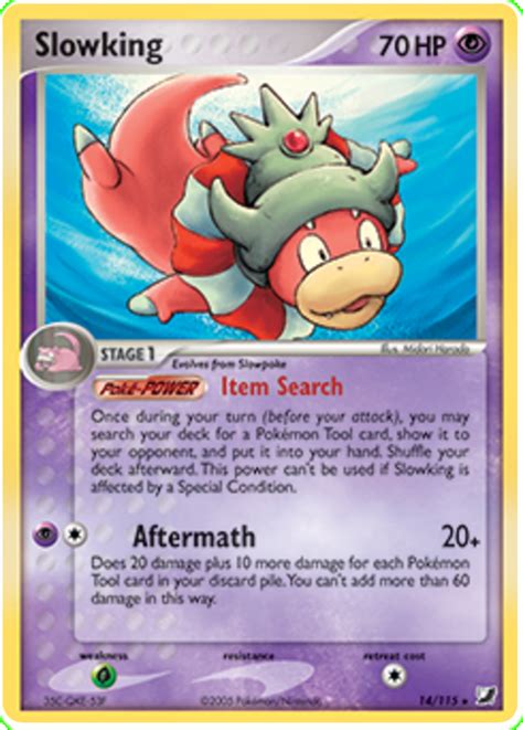 Slowking Ex Unseen Forces 14 Pokemon Card