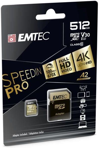 Karta Pami Ci Do Aparatu Emtec Microsd Gb Speedin Pro Ceny I