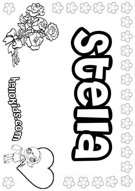 Coloring Stella Pages Sam Printable Craft Crafts Activities ...