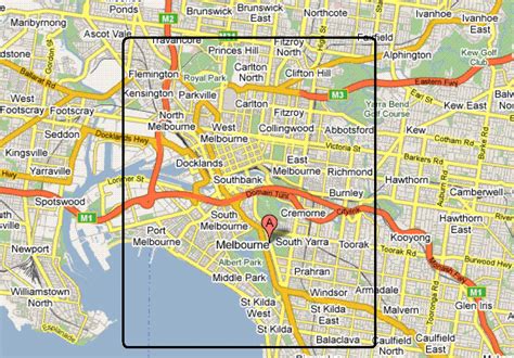 Melbourne Map