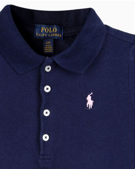 Camisa Infantil Polo Ralph Lauren Original Azul Marinho