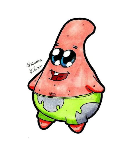 Baby Chibi Patrick Star From Spongebob By Shlyki84 Baby Patrick Star