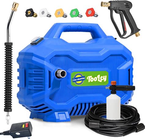 Toolcy Electric Pressure Washer 2030 Psi Max Small Electric Power Washer 50 Ft